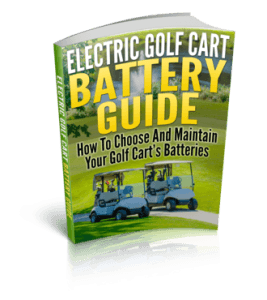 Electric Golf Cart Battery Guide eBook Cover 3Da